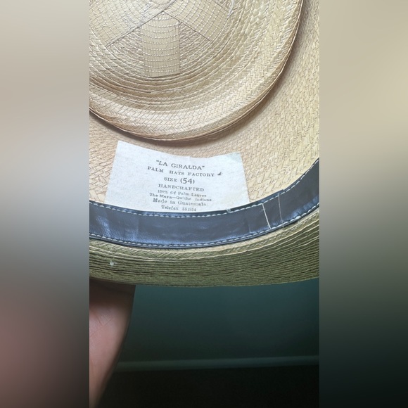 La Giralda Palm Hats Factory Hat size 54 - Picture 2 of 2